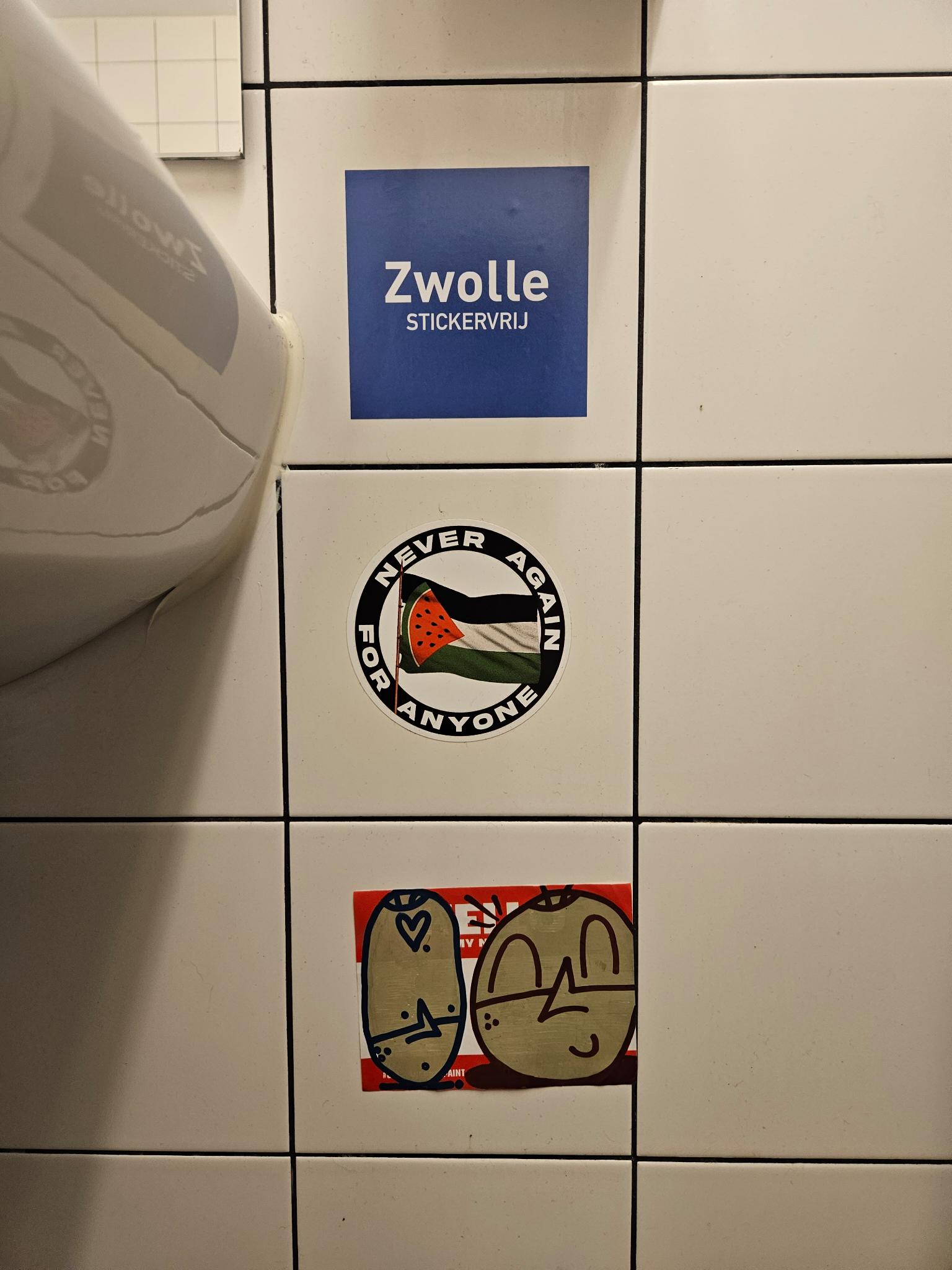 Zwolle Sticker Vrij