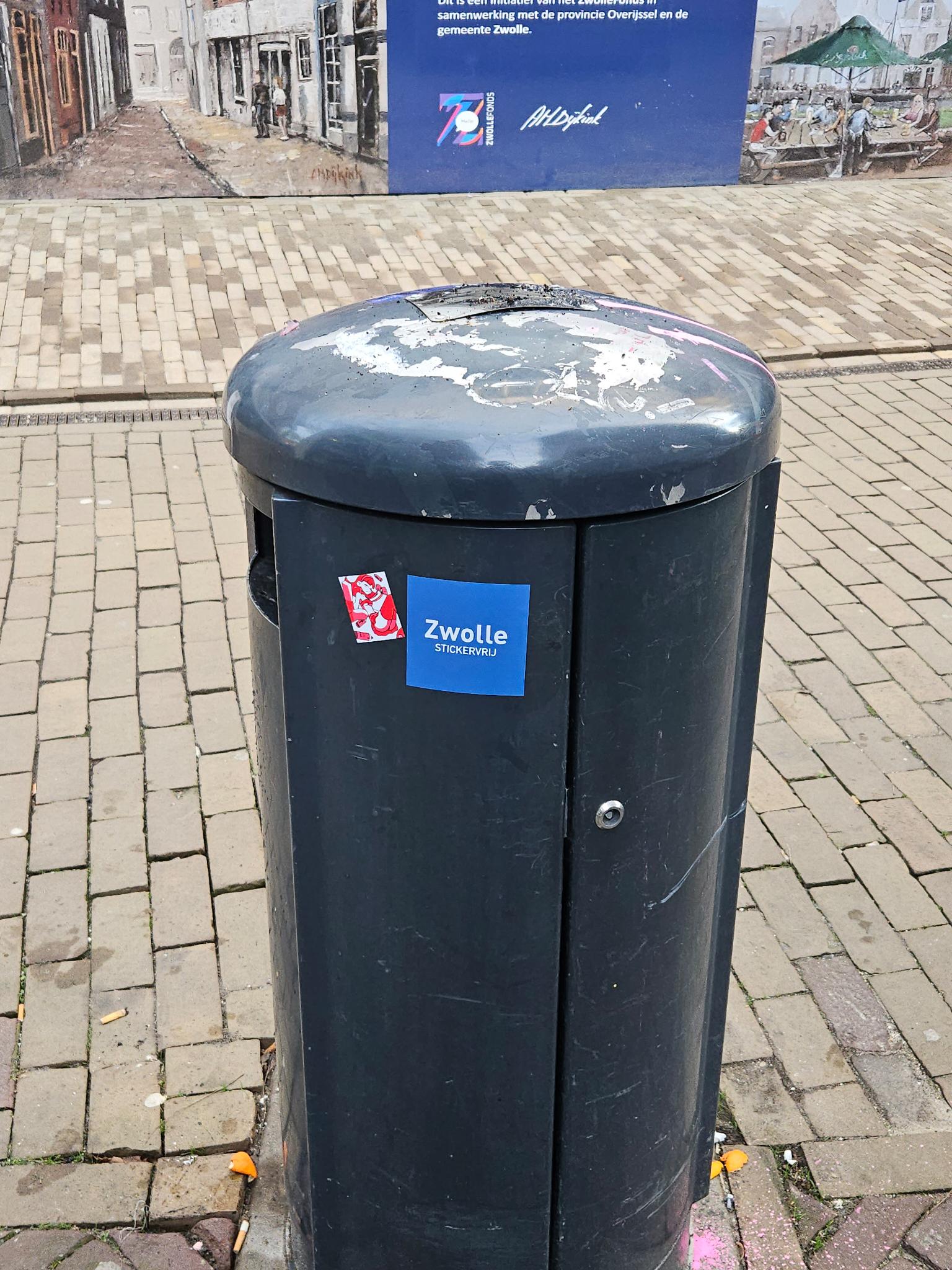 Zwolle Sticker Vrij